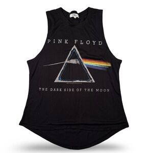 Pink Floyd Tank Top T-Shirt Size Small Darkside of the Moon Black